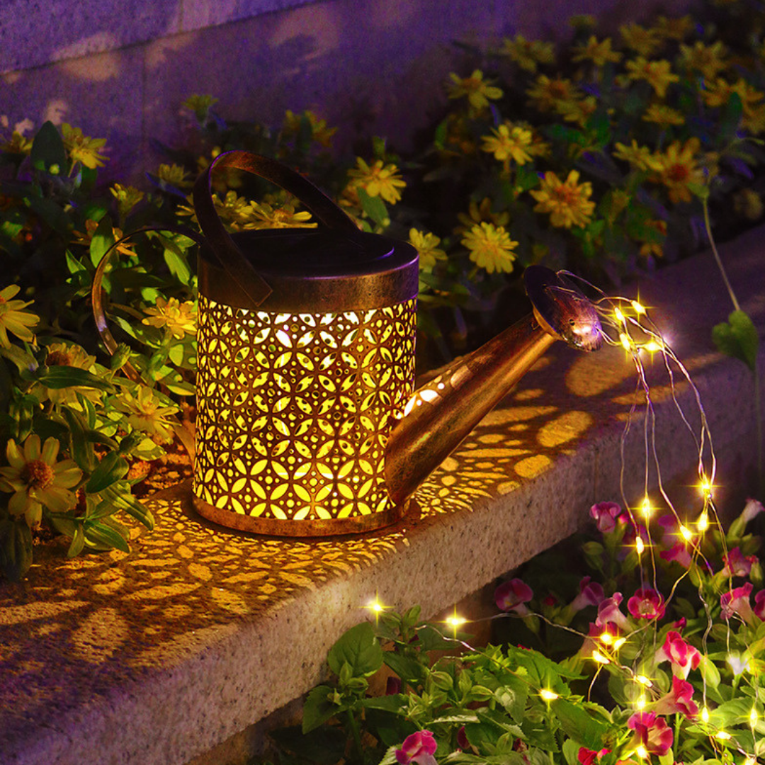 Solar Watering Can Lights for Outdoor Garden Backyard