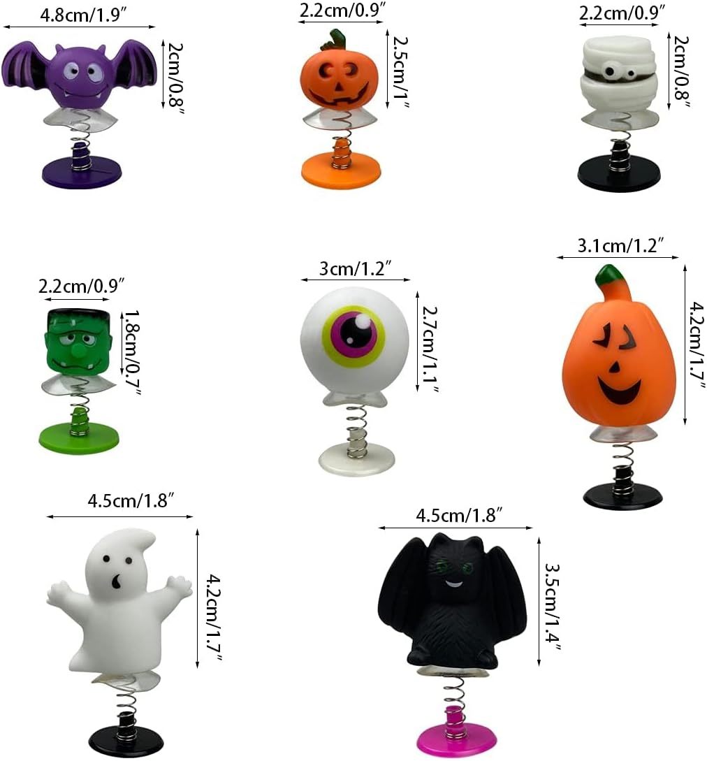 24 PCS Halloween Jumping Popper Toys