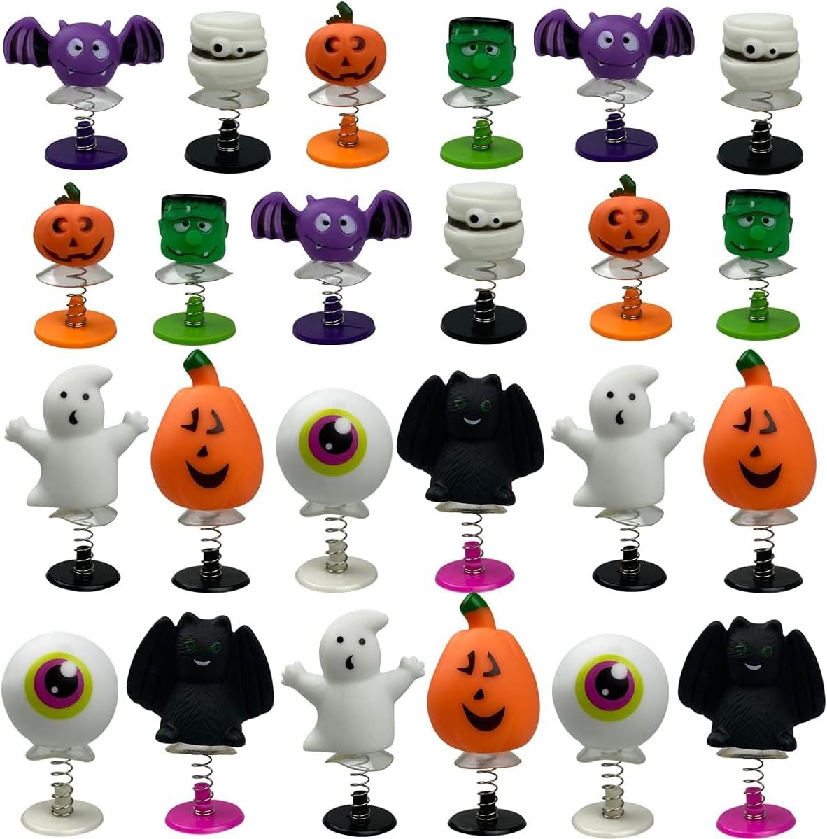 24 PCS Halloween Jumping Popper Toys