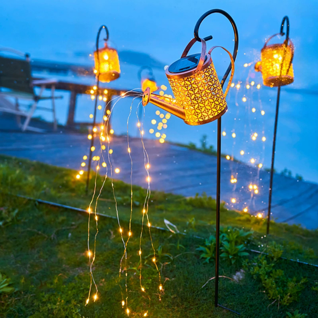 Solar Watering Can Lights for Outdoor Garden Backyard