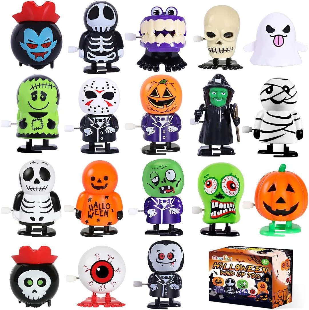 18Pcs Halloween Wind Up Toys 