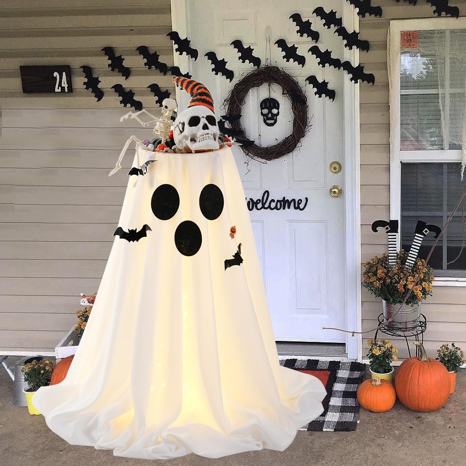 Halloween Trick or Treat Ghost Candy Holder