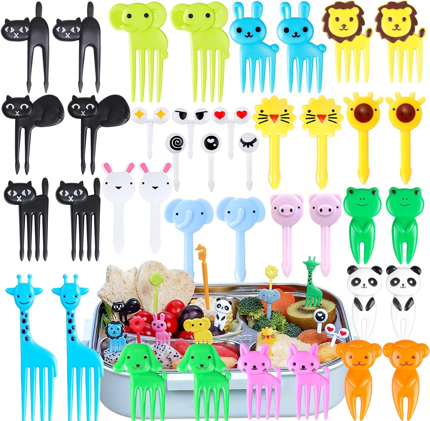 150 Pcs Animal Cocktail Picks