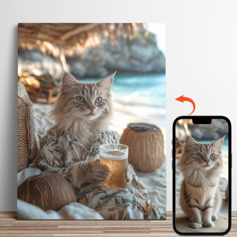 Cozy Beach Cat