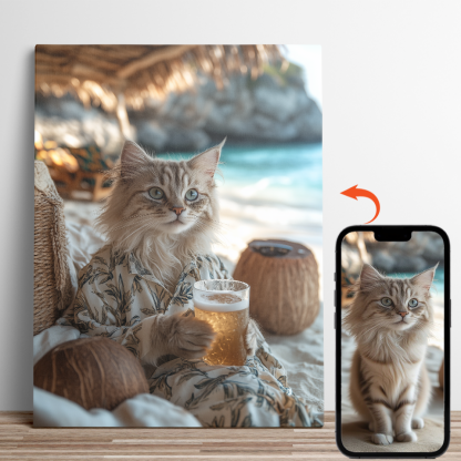 Cozy Beach Cat