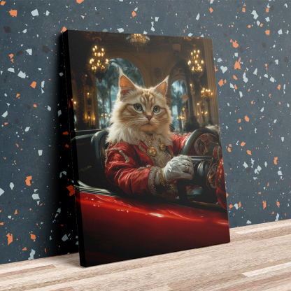 Regal Ginger Cat in Convertible