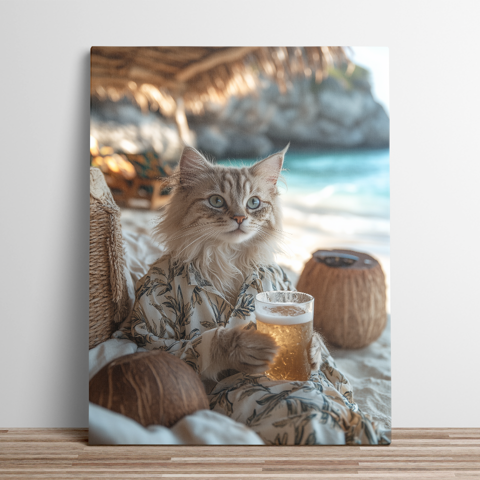 Cozy Beach Cat