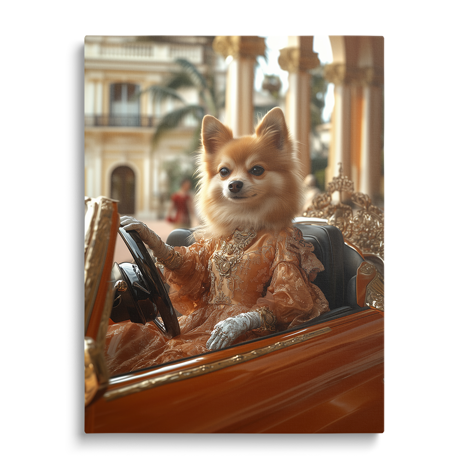 Posh Sports Car Pooch