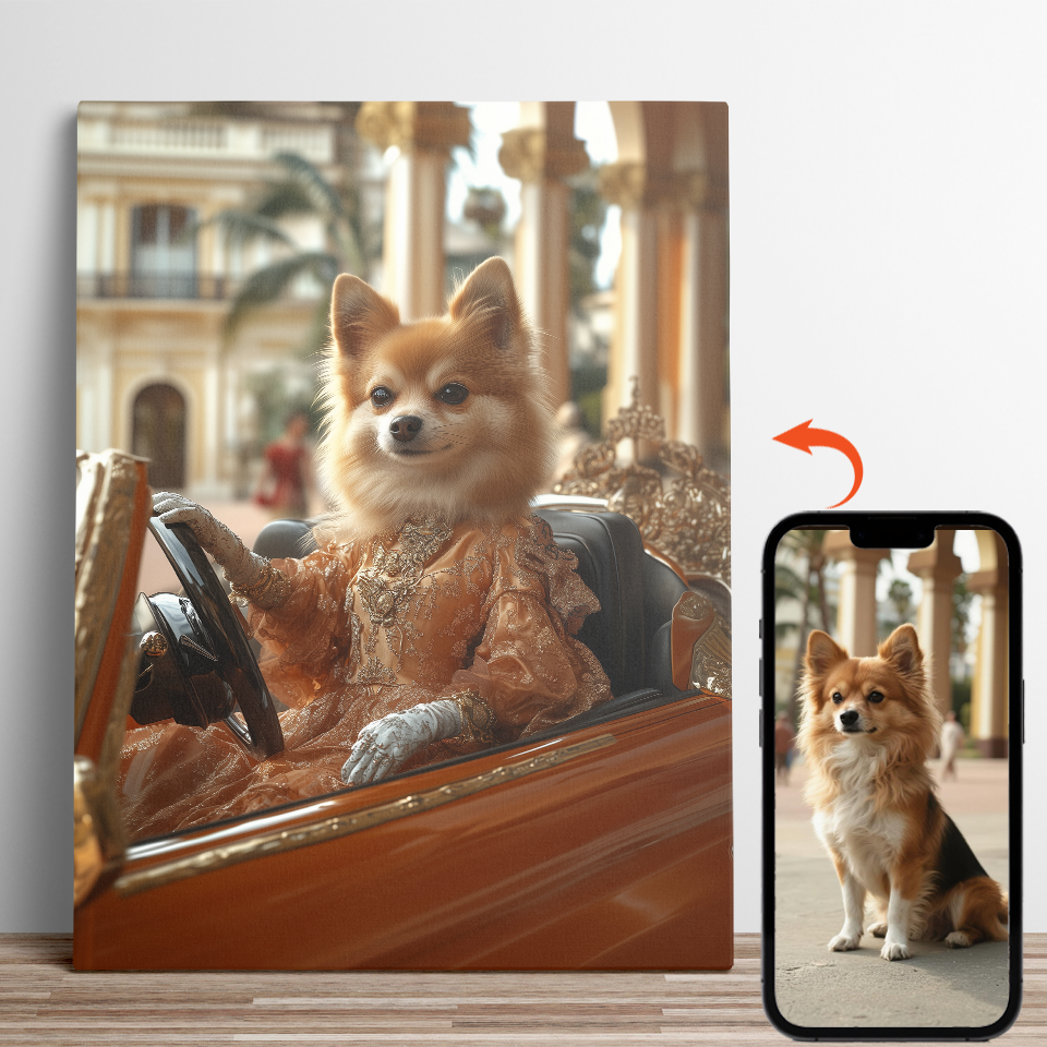 Posh Sports Car Pooch