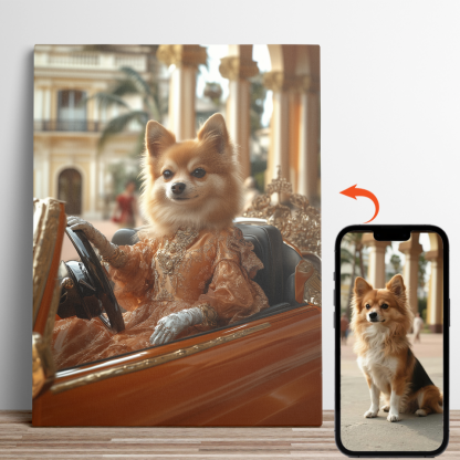 Posh Sports Car Pooch