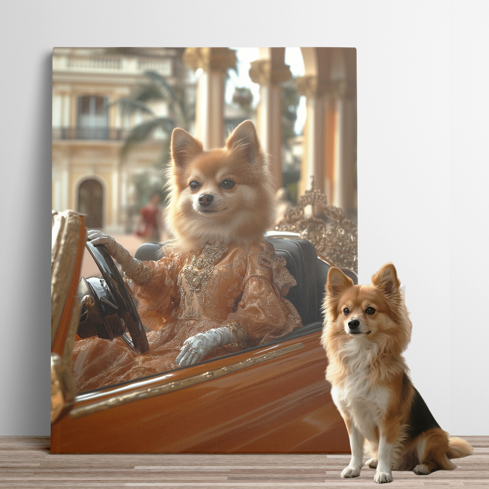 Posh Sports Car Pooch