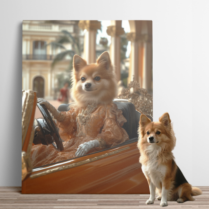 Posh Sports Car Pooch