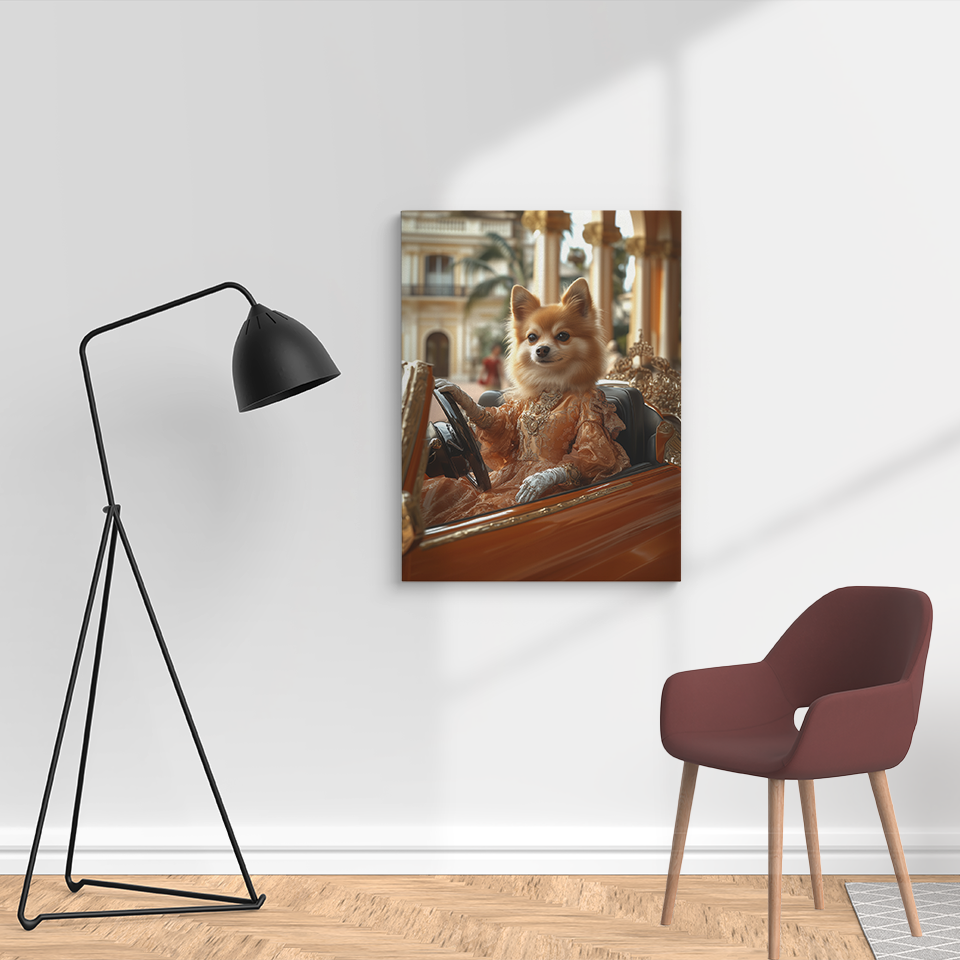 Posh Sports Car Pooch