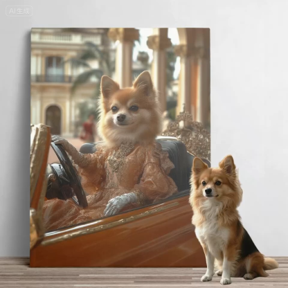 Posh Sports Car Pooch