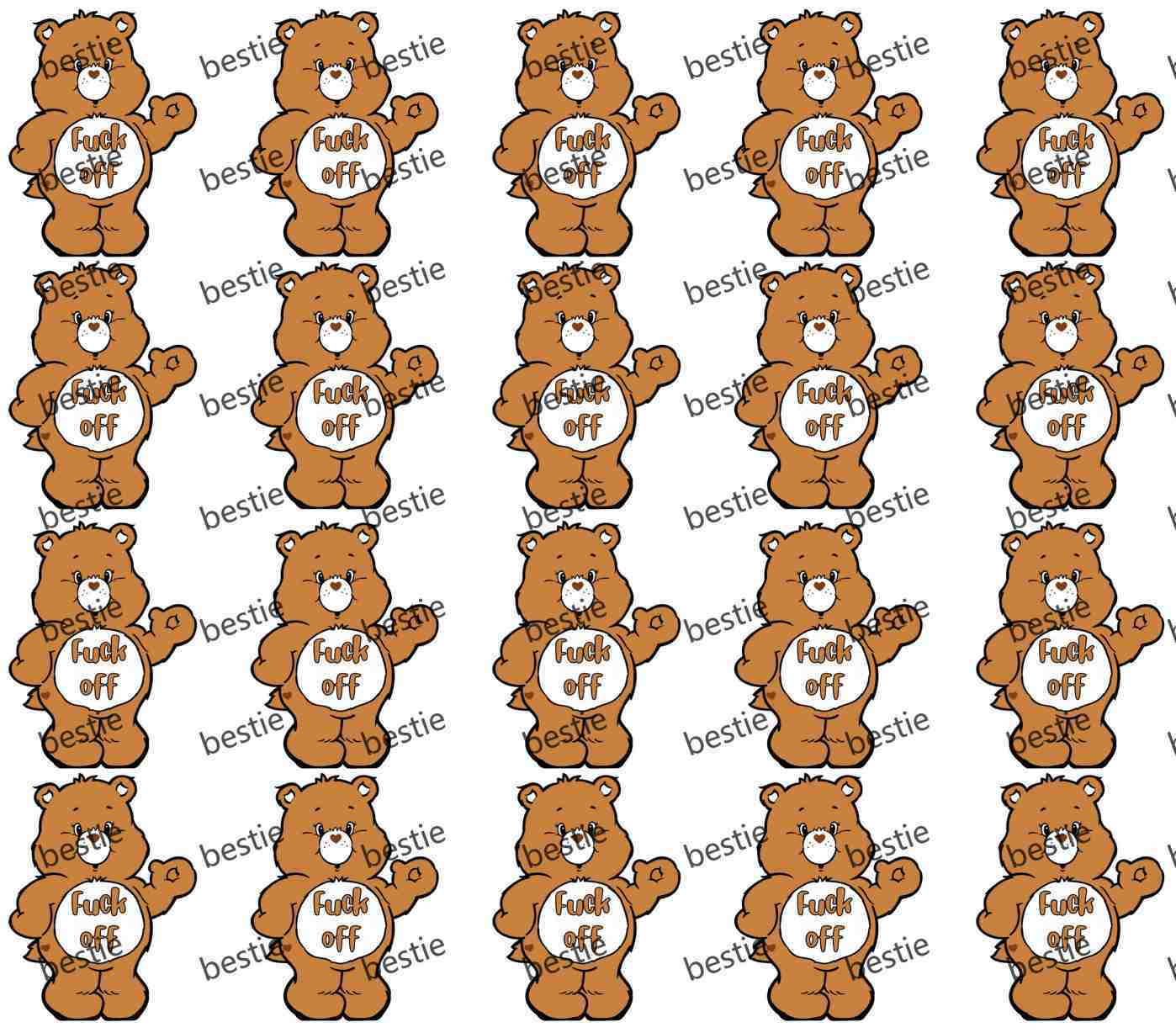 X-443-Swear Bears