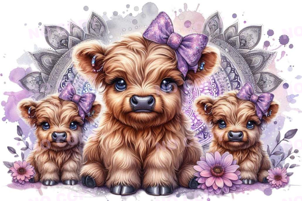 Y13575-Highland Cow