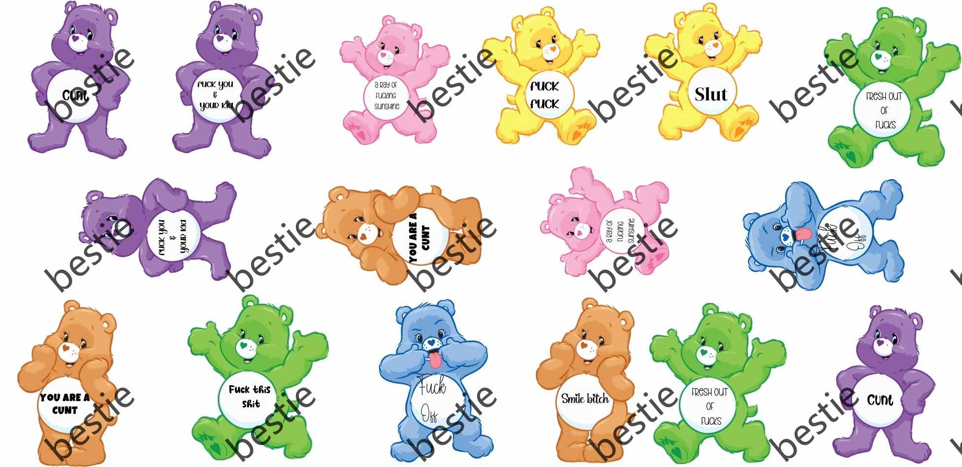 Y1358-Swear Bears