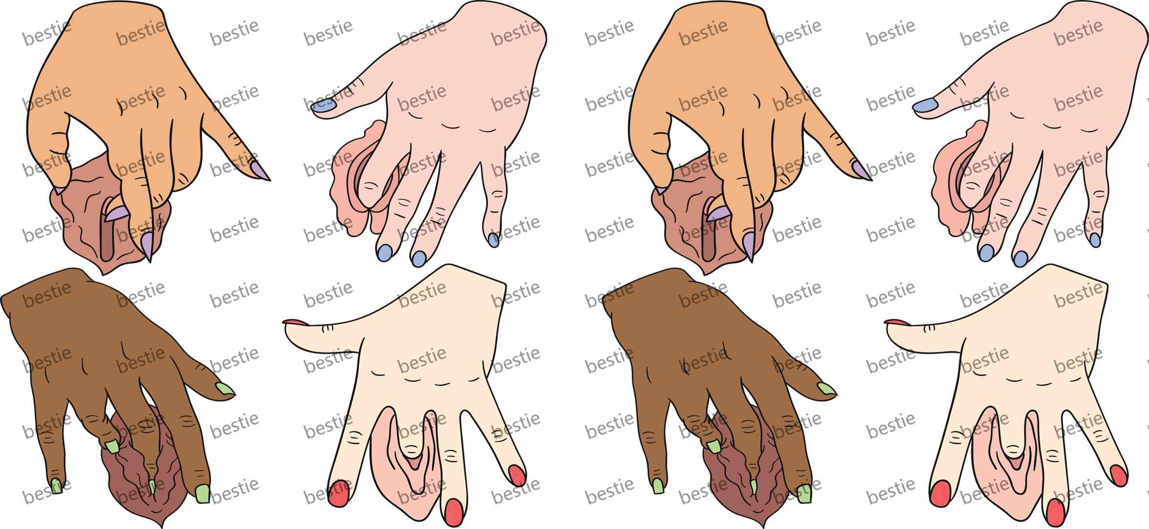 Y33612-Man & Woman Parts