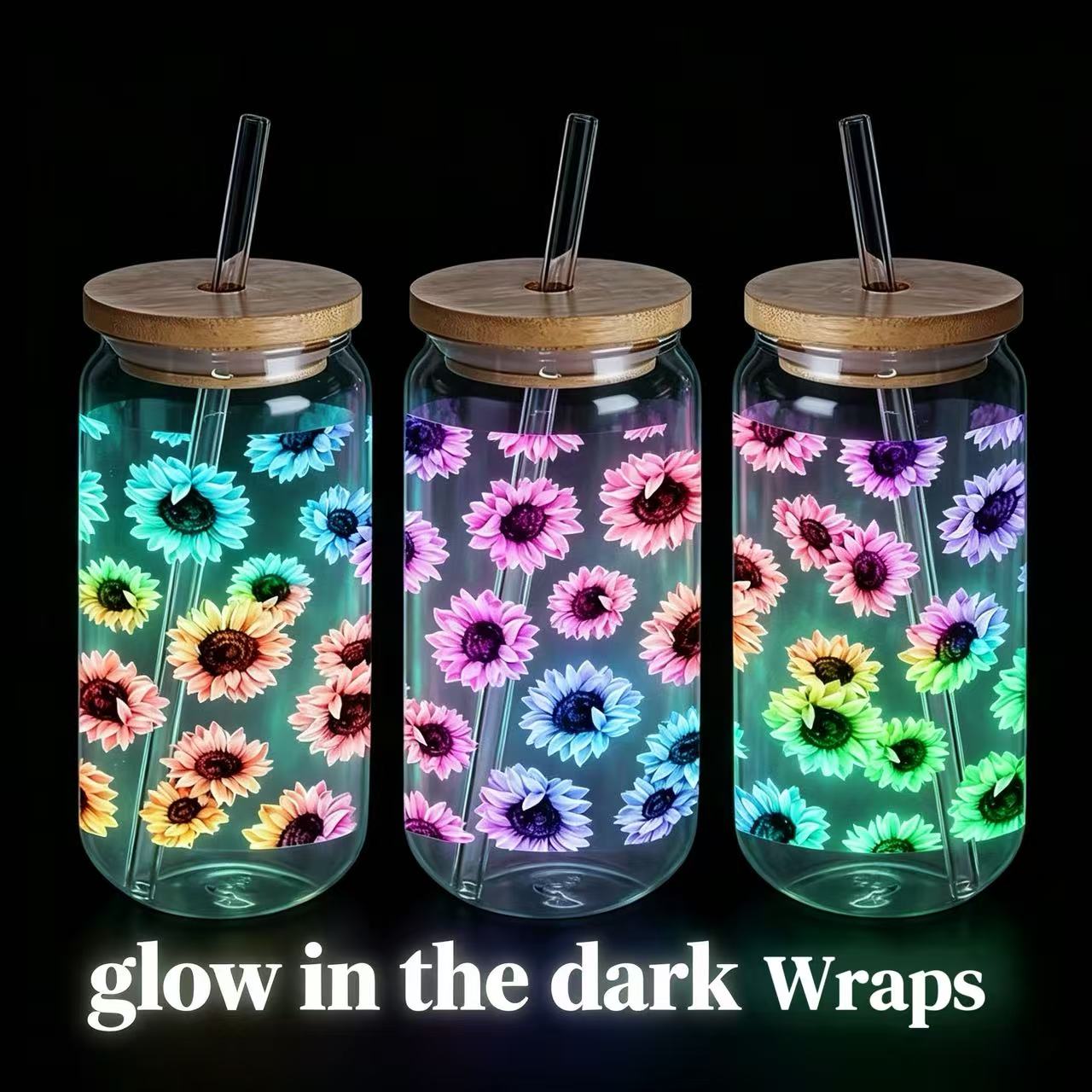 Glow in the dark wraps-16oz
