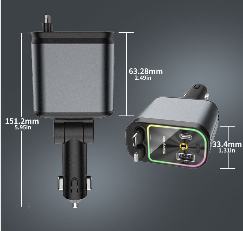 Retractable Car Fast Charger