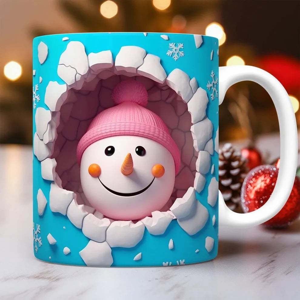 🔥Last 4 hours 57% OFF -3D Christmas Creative Mug