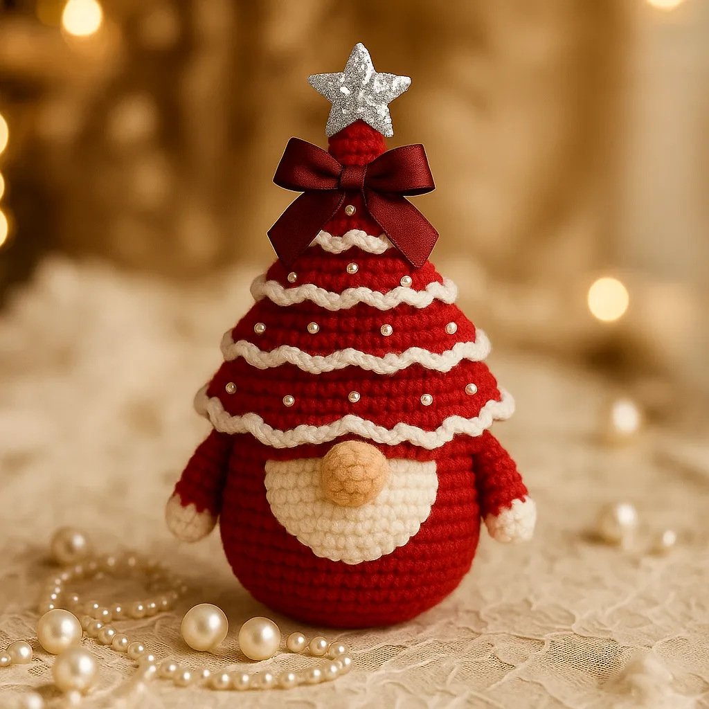 🎁DIY Crochet Christmas Tree Gnome Kit