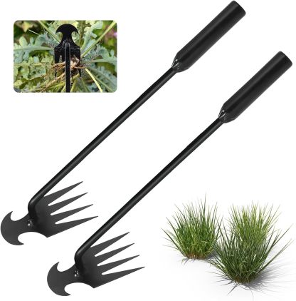🌿 Garden Weed Pulling Tool – Pull Multiple Weeds Root & All 💪 Stop Wasting Time