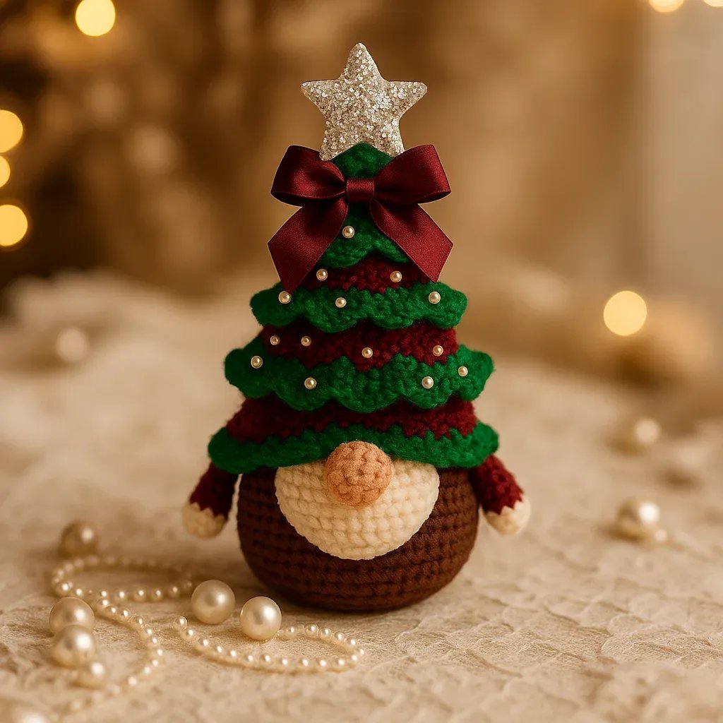 🎁DIY Crochet Christmas Tree Gnome Kit