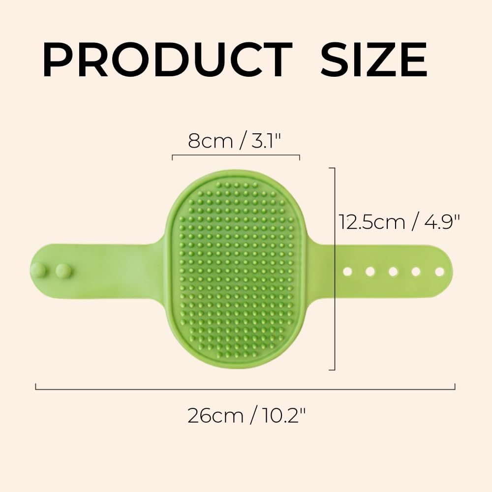Silicone Grooming Strap Pad – 2-in-1 Self-Groomer