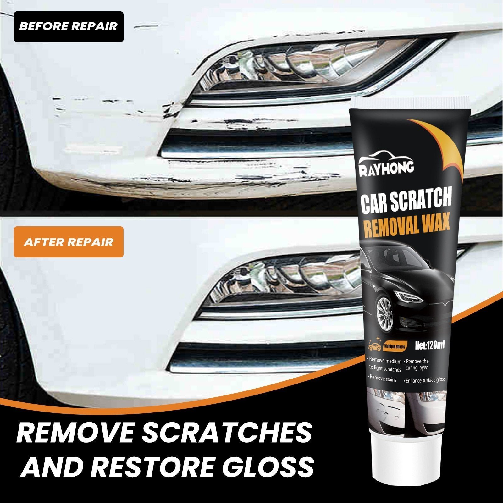 🔥Car scratch repair wax🧨A must-have brand new car