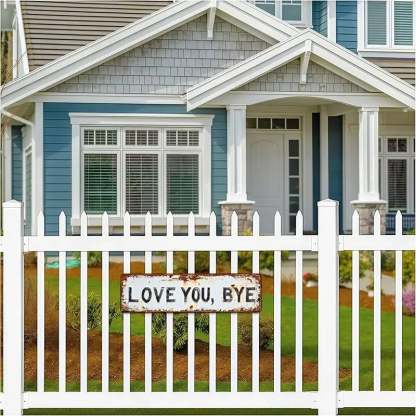 LOVE YOU, BYE – Vintage Art Wall Sign