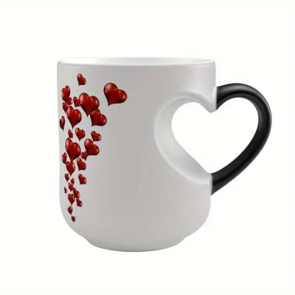 🔥Last Day Discount 49% Off🍵Heart-Shaped Color Changing Ceramic Mug