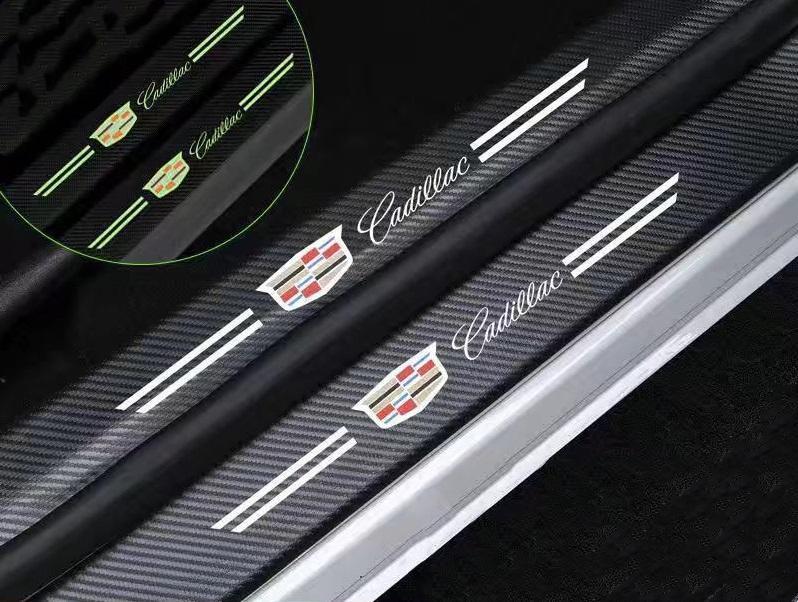 Car glow-in-the-dark door sill strip  ( 4PCS )