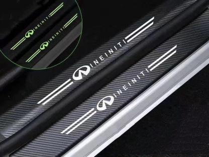 Car glow-in-the-dark door sill strip  ( 4PCS )