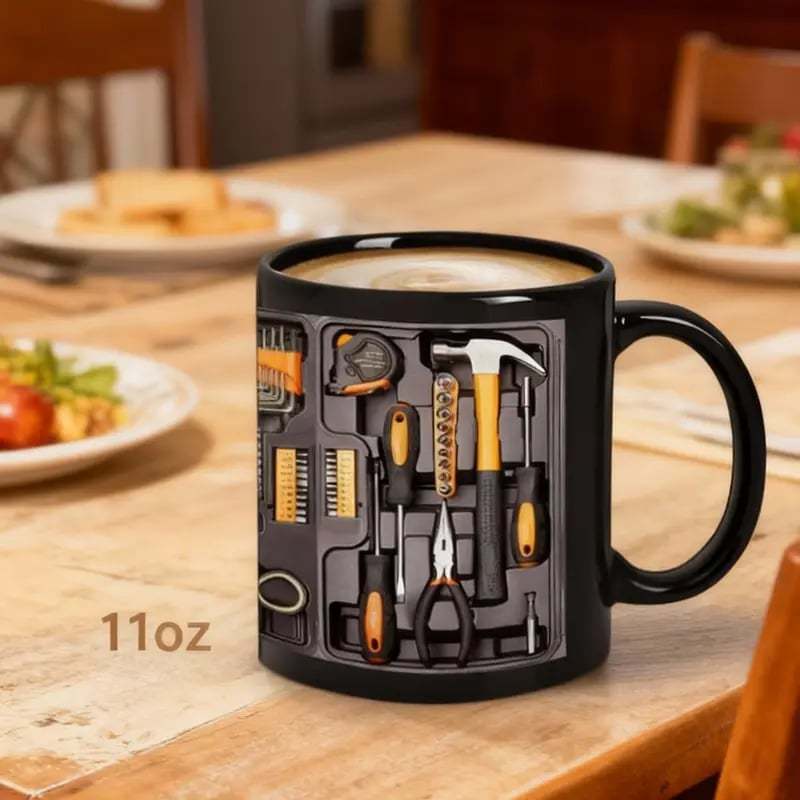 🔥Christmas  Discount 49% Off🎄Creativity Funny Coffee Mug - Mechanic Toolbox Set pattern