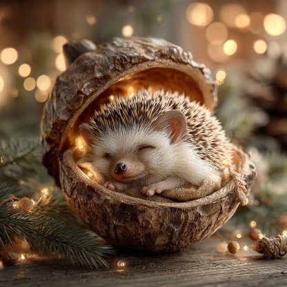 [Copy]🎁❤️Forest Animal Acorn Ornaments – Cozy Forest Christmas Ornaments