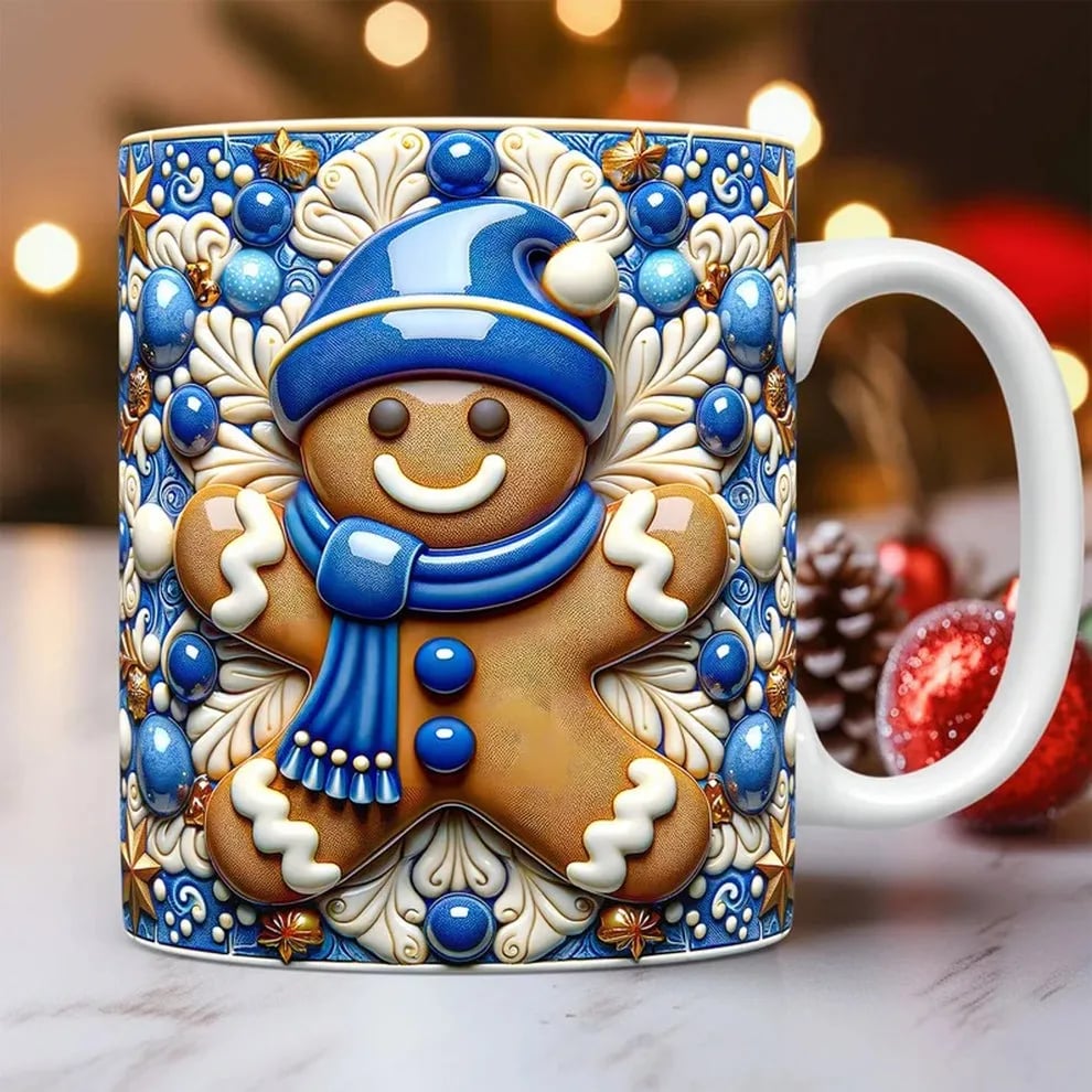 🔥Last 4 hours 57% OFF -3D Christmas Creative Mug