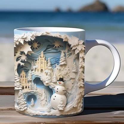 🔥Last 4 hours 57% OFF -3D Christmas Creative Mug
