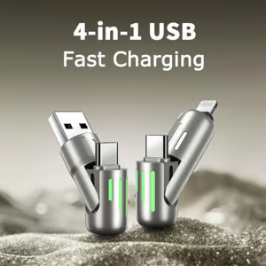 🔥🔥Last Day 49% OFF🔥📲4-in-1 USB Charging Cable fast charging 60W MAX⚡