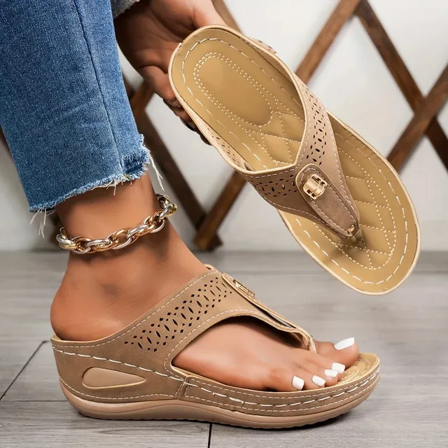 🔥Summer Best Seller🔥Women'S Patriotic Slide Sandals - Stylish American Flag Design