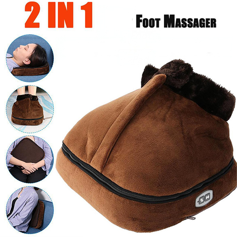 2-in-1 Electric Foot Warmer with Massage