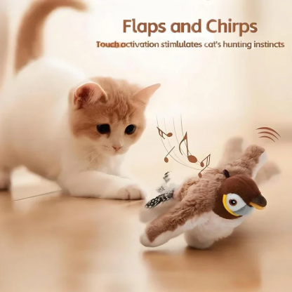 🔥Last Day 49% OFF - 🐾Interactive Chirping Bird Cat Toy