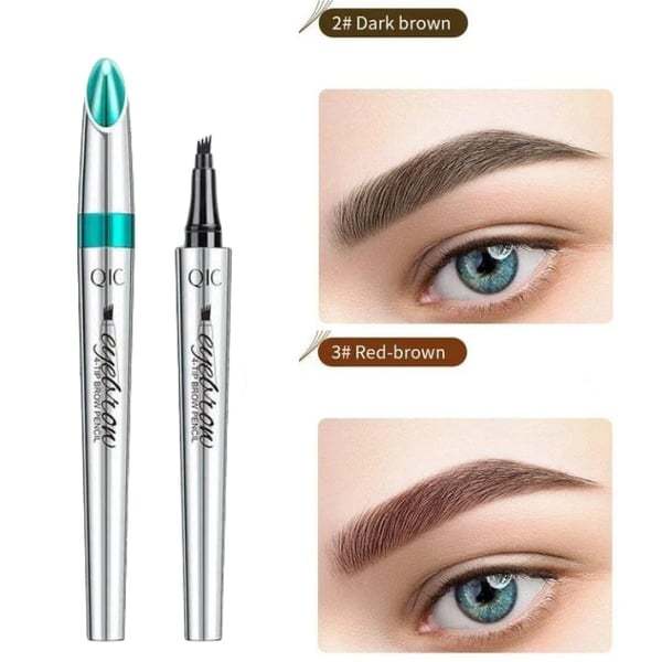✨Last Sale 49% OFF-🔥3D Waterproof Microblading Eyebrow Pen 4 Fork Tip Tattoo Pencil