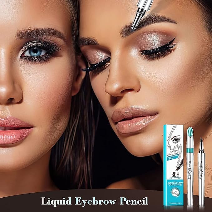 ✨Last Sale 49% OFF-🔥3D Waterproof Microblading Eyebrow Pen 4 Fork Tip Tattoo Pencil
