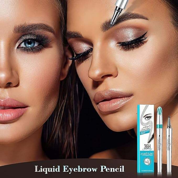 ✨Last Sale 49% OFF-🔥3D Waterproof Microblading Eyebrow Pen 4 Fork Tip Tattoo Pencil