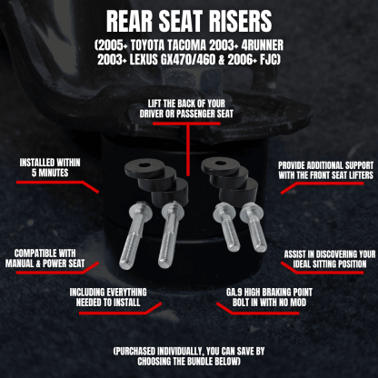 1.25 Inches front seat lifters for toyota tacoma 4runner Fjcruiser & Lexus