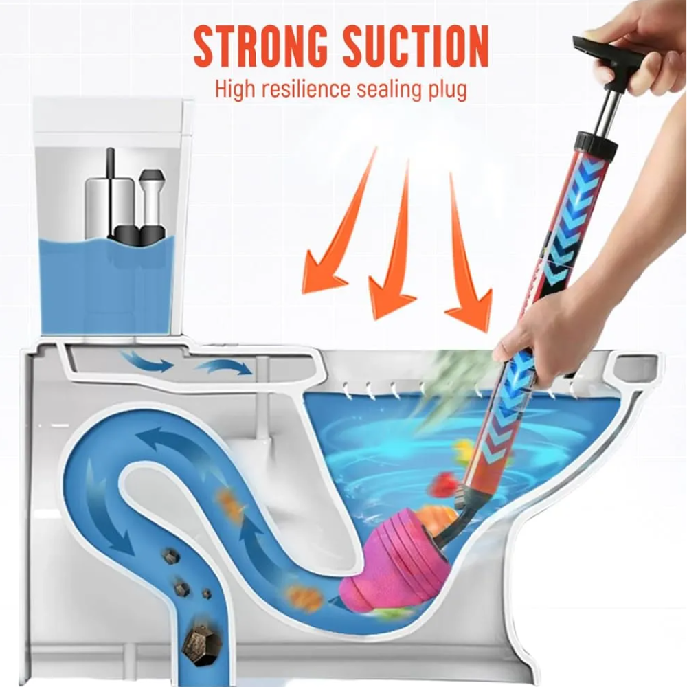 🔥Hot Sale 60% OFF High Pressure Toilet Unblock a Shot — “No Plumber, No Chemicals”