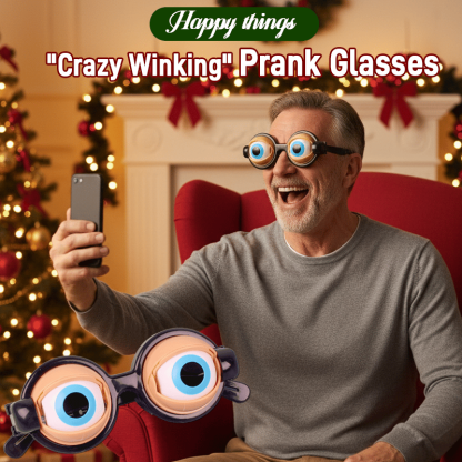 Winking-Eye Novelty Glasses for Party Selfies Effortless Fun