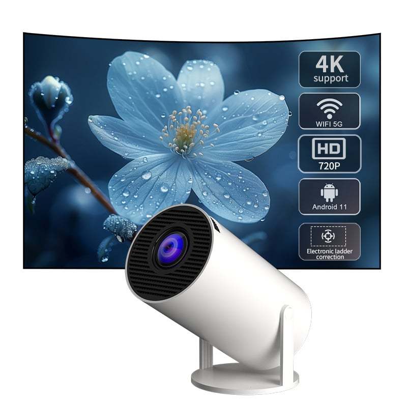 🎥HY300 Portable Projector for Home Outdoor Camping [4K HD 720P] - Home Theatre Experience
