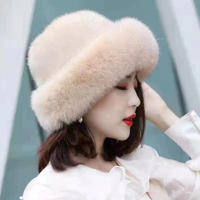 Fashion sweet and cute warm thick fisherman hat basin hat